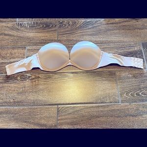 Victoria's Secret 34D Very Sexy Bra Multi Way Multi Position *No Straps* Nude